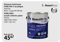 Home Hardware PURE 100% acrylic interior paint offer