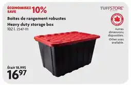 Home Hardware Heavy duty storage box offer