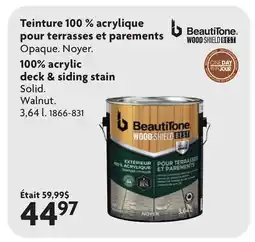 Home Hardware 100% acrylic deck & siding stain offer