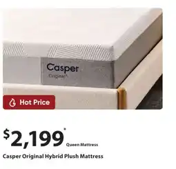 Dormez Vous Casper Original Hybrid Plush Mattress offer