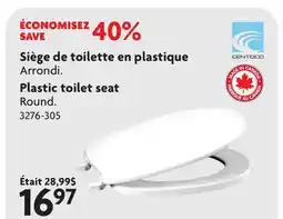Home Hardware Plastic toilet seat offer