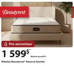 Dormez Vous Matelas Beautyrest Reserve Granite offer