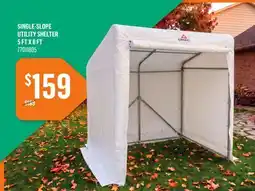 Canac single-slope utility shelter 5ftx6ft offer