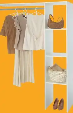 Canac Prima Wardrobe Organizer White offer