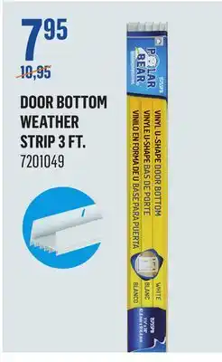Canac Door Bottom Weather Strip 3 ft offer