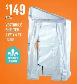 Canac Vestibule Shelter 4ftx4ft offer