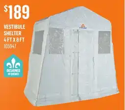 Canac Vestibule Shelter 4ftx8ft offer