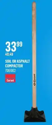 Canac Soil or Asphalt Compactor offer