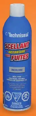 Canac INSTANT SPRAY SEALANT 369 G CLEAR, BLACK OR WHITE offer