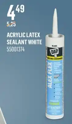 Canac ACRYLIC LATEX SEALANT WHITE offer