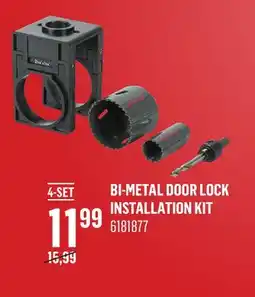 Canac BI-METAL DOOR LOCK INSTALLATION KIT offer