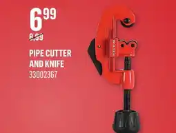 Canac Pipe Cutter and Knife offer