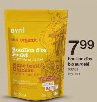 Avril bouillon d'os bio surgelé offer