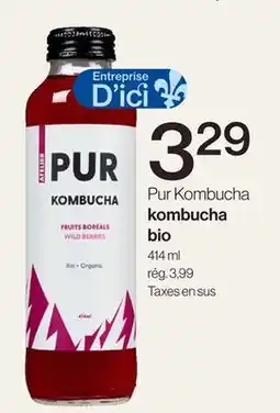 Avril Pur Kombucha bio offer