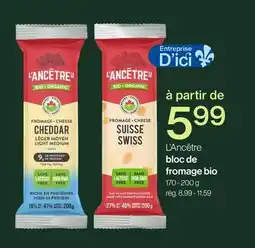 Avril L'ANCÊTRE block de fromage bio offer