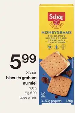 Avril Schar biscuits graham au miel offer