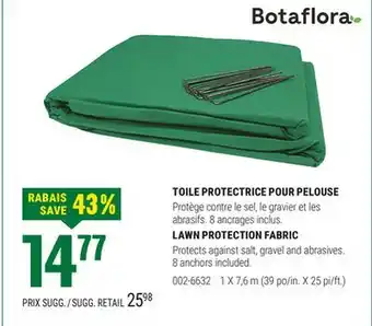 BMR TOILE PROTECTRICE POUR PELOUSE offer