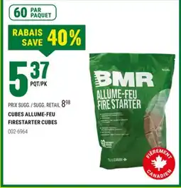 BMR CUBES ALLUME-FEU offer
