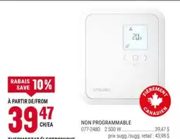 BMR THERMOSTAT ÉLECTRONIQUE offer