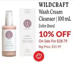 Goodness Me Wildcraft Wash Cream Cleanser offer