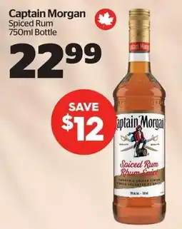 Calgary Co-op Captain Morgan Spiced Rum offer