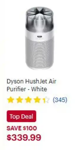 Best Buy Dyson HushJet Air Purifier - White offer