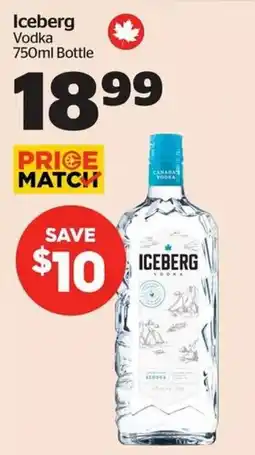 Calgary Co-op Iceberg Vodka offer