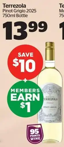 Calgary Co-op Terrezola Pinot Grigio offer