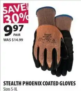 Stealth Phoenix coated gloves