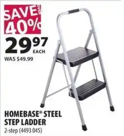 Co-op Homebase steel step ladder offer