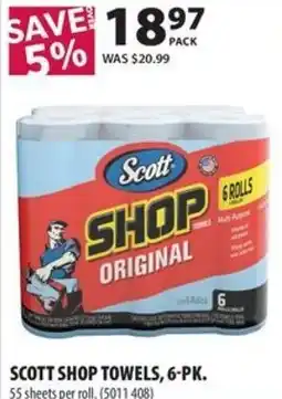 Co-op Scott shop towels offer