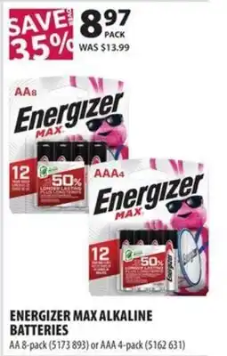 Co-op Energizer max alkaline batteries offer