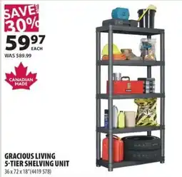 Co-op Gracious Living 5-Tier Shelving Unit offer