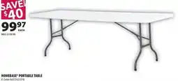 Co-op Homebase portable table offer