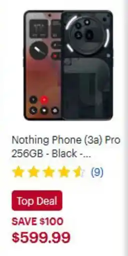 Best Buy Nothing Phone (3a) Pro offer