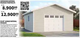 Co-op Co-op garage material packages offer