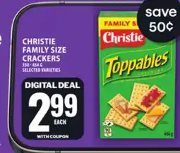 Food Basics CHRISTIE FAMILY SIZE CRACKERS offer