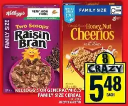 Food Basics Kellogg's two scoops raisin bran offer