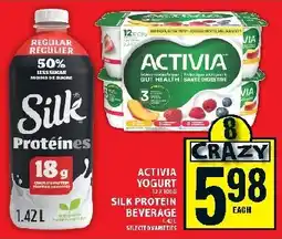 Food Basics Activia yogurt 1.42 L offer