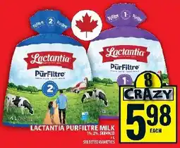Food Basics Lactantia purfiltre milk offer