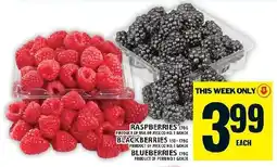 Food Basics Raspberries Blackberries Blueberries offer