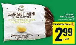 Food Basics Earth Fresh gourmet mini yellow potatoes offer