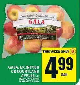 Food Basics Gala apples offer