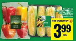 Food Basics Assorted sweet peppers sweet corn offer