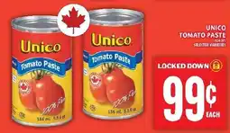 Food Basics Unico tomato paste offer
