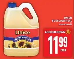 Food Basics Unico sunflower oil offer