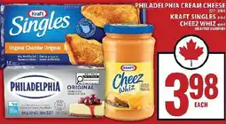 Food Basics Kraft philadelphia cream cheese kraft singles cheez whiz offer