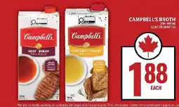 Food Basics Campbell's broth offer