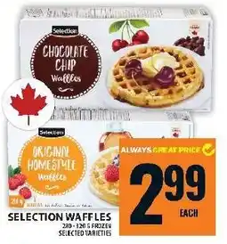 Food Basics Selection waffles offer
