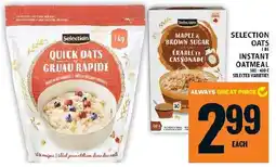 Food Basics Selection instant oatmeal offer